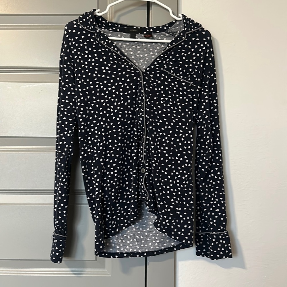 J Crew Pajama Top